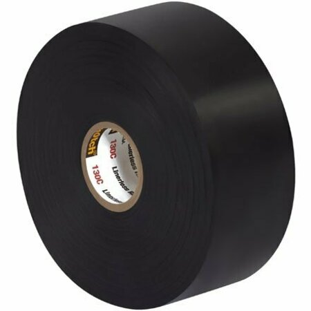 BSC PREFERRED 1-1/2'' x 30' Black 3M 130C Electrical Tape, 12PK S-18656